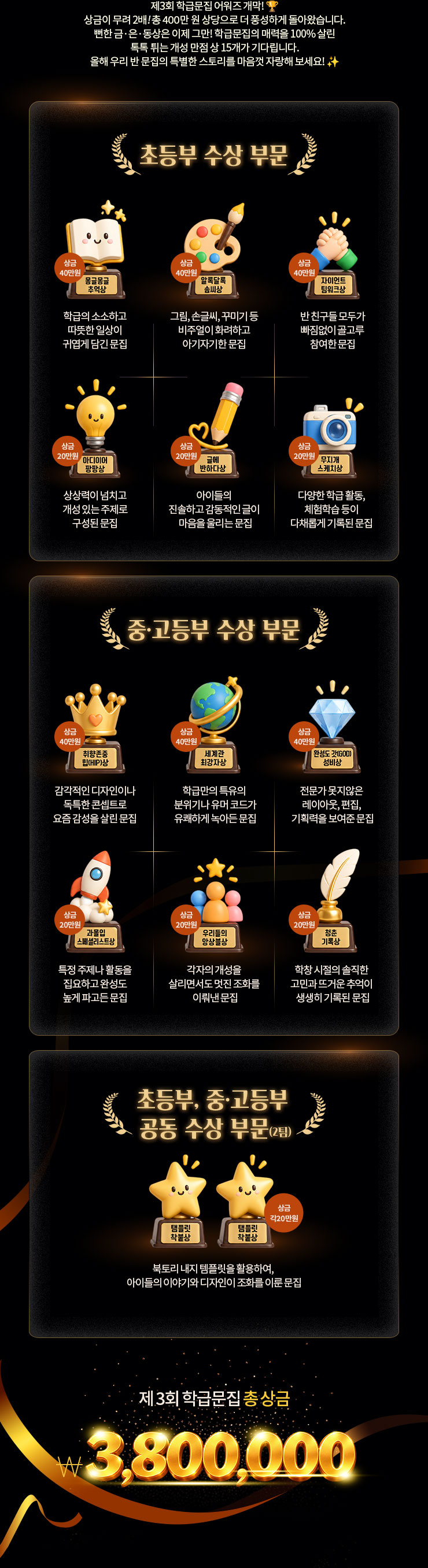 어워즈일정